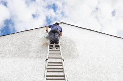 Peinture extérieure à la Vieille-Loye — façades et ravalement